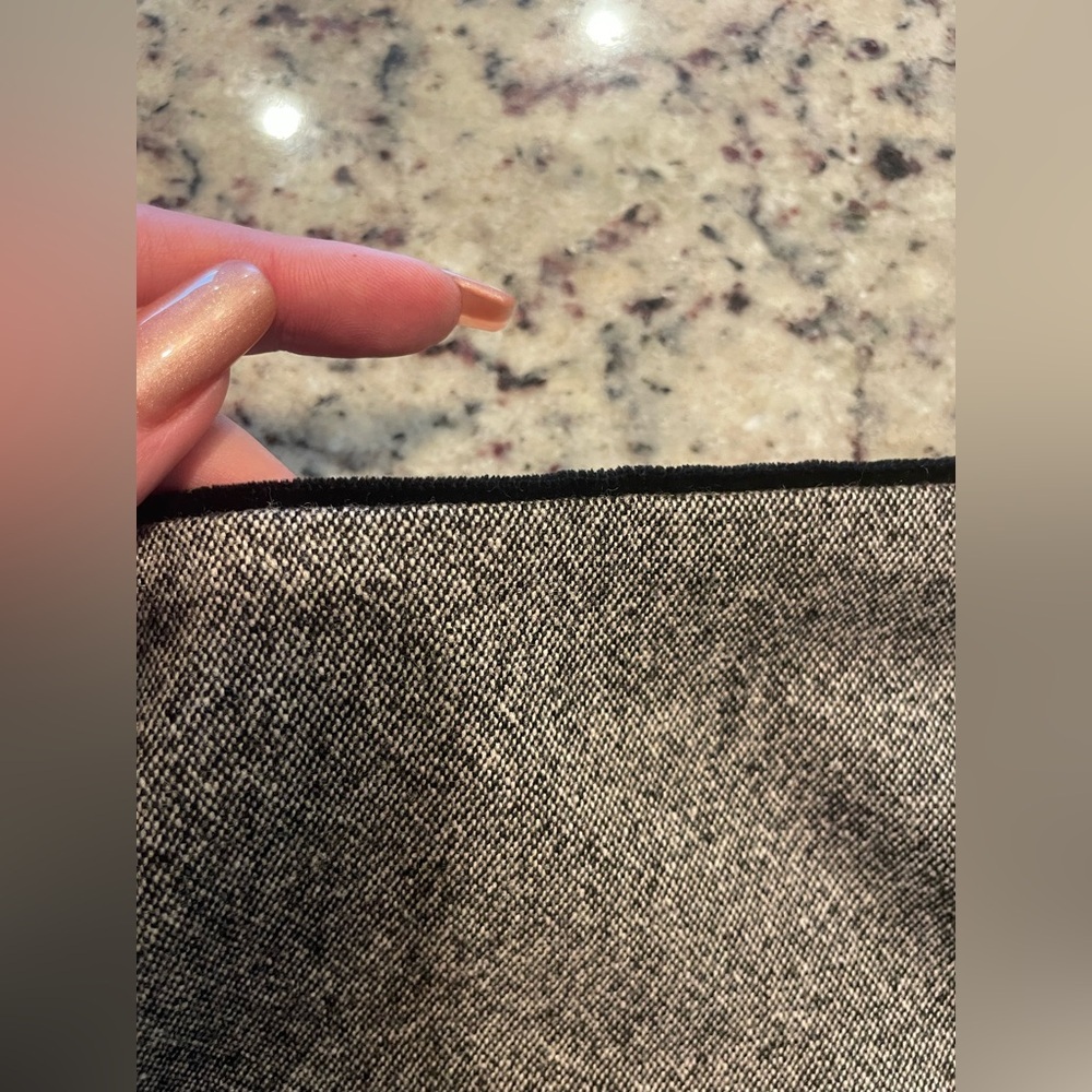 Ann Taylor black marked wool Skirt size 4 - Picture 5 of 6